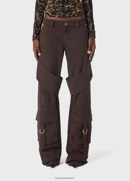 BLUMARINE X LVR donne Pantaloni esclusivi capsule con icone della passerella abbigliamento 0L44T146