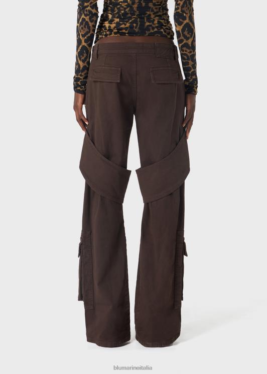 BLUMARINE X LVR donne Pantaloni esclusivi capsule con icone della passerella abbigliamento 0L44T146