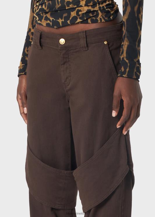 BLUMARINE X LVR donne Pantaloni esclusivi capsule con icone della passerella abbigliamento 0L44T146