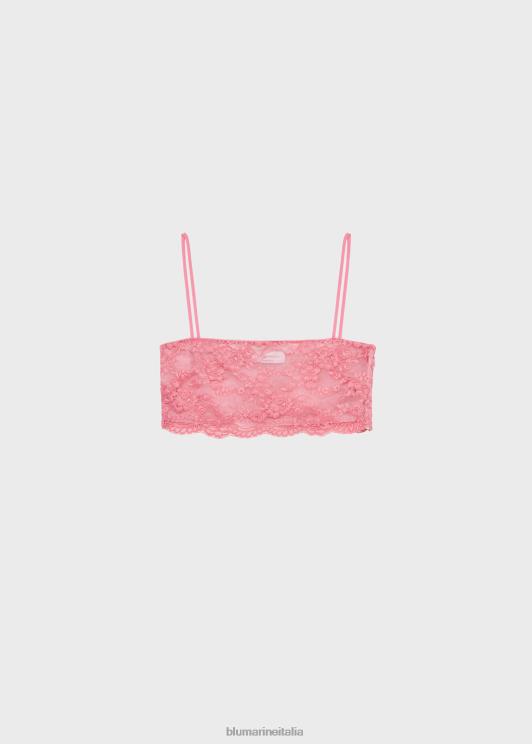 Blumarine donne top corto in pizzo abbigliamento 0L44T76