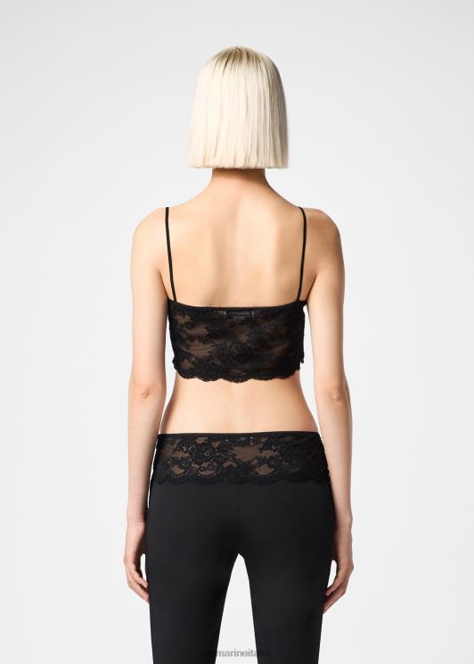 Blumarine donne top corto in pizzo abbigliamento 0L44T78