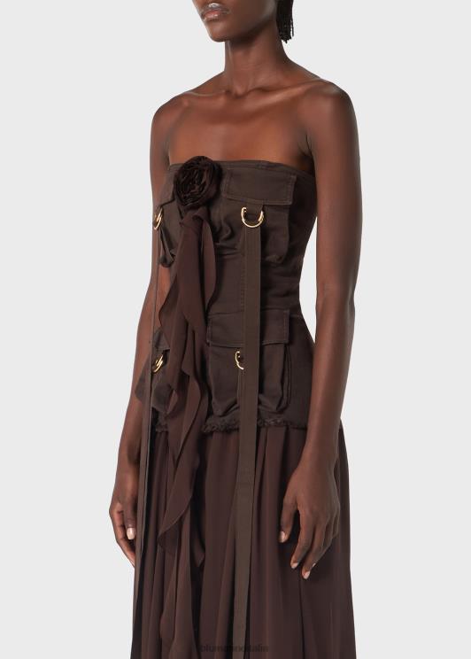 BLUMARINE X LVR donne Abito esclusivo capsula con icone della passerella abbigliamento 0L44T50