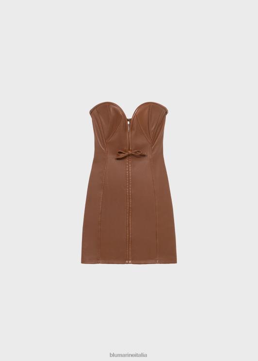 Blumarine donne Abito a corsetto in nappa elasticizzata abbigliamento 0L44T5
