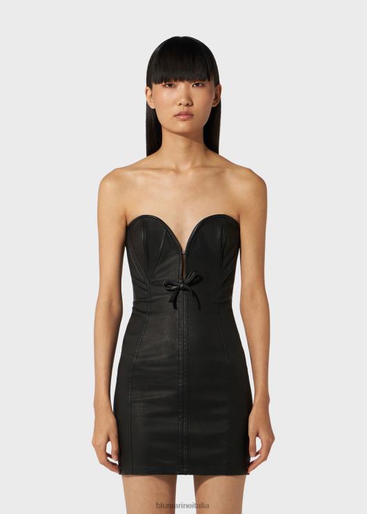 Blumarine donne Abito a corsetto in nappa elasticizzata abbigliamento 0L44T6