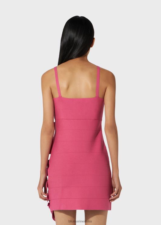 Blumarine donne miniabito con dettagli cut-out e fiocchi abbigliamento 0L44T27