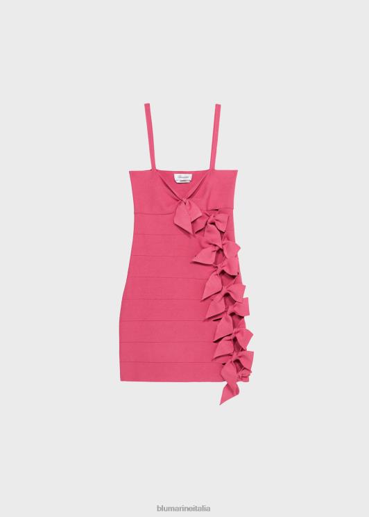 Blumarine donne miniabito con dettagli cut-out e fiocchi abbigliamento 0L44T27