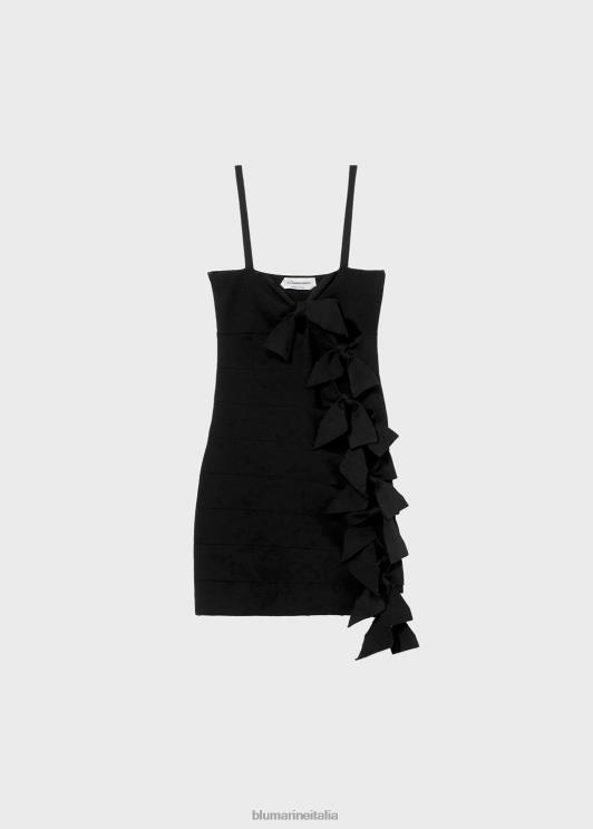 Blumarine donne miniabito con dettagli cut-out e fiocchi abbigliamento 0L44T28