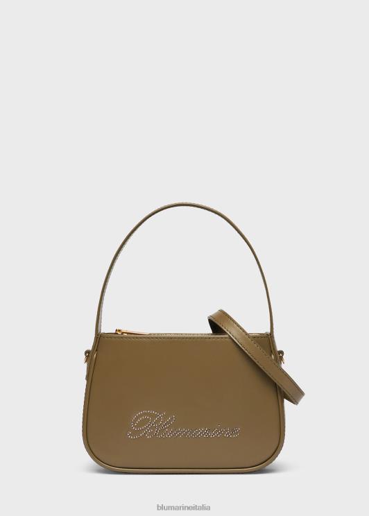 Blumarine donne Borsa in nappa con logo strass Accessori 0L44T243