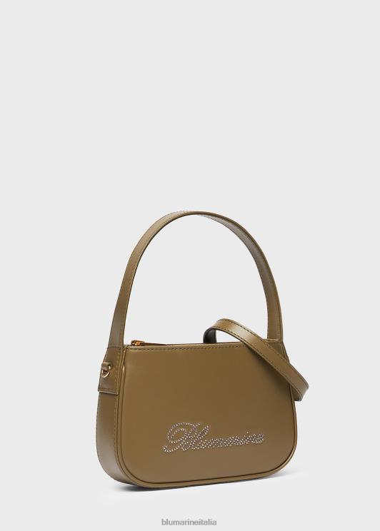 Blumarine donne Borsa in nappa con logo strass Accessori 0L44T243