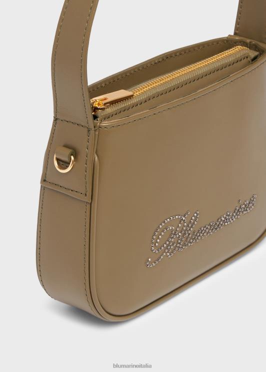 Blumarine donne Borsa in nappa con logo strass Accessori 0L44T243