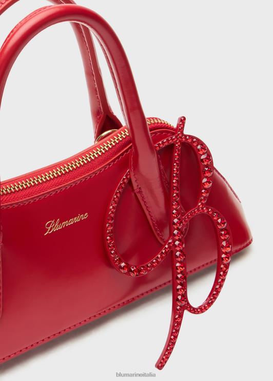 Blumarine donne Borsa mini kiss me in pelle con monogramma b Accessori 0L44T208