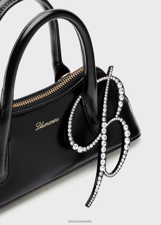 Blumarine donne Borsa mini kiss me in pelle con monogramma b Accessori 0L44T209