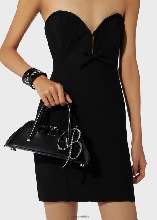 Blumarine donne Borsa mini kiss me in pelle con monogramma b Accessori 0L44T209