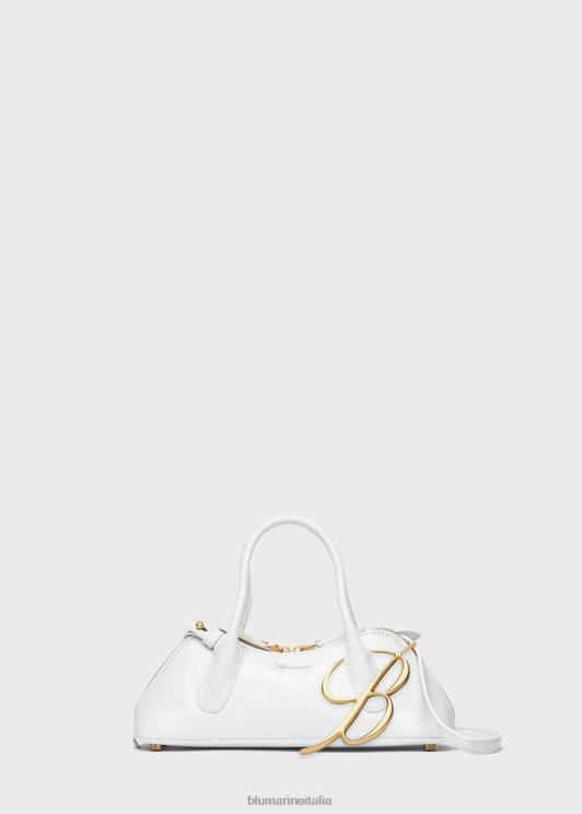 Blumarine donne Borsa mini kiss me in pelle con monogramma b Accessori 0L44T211