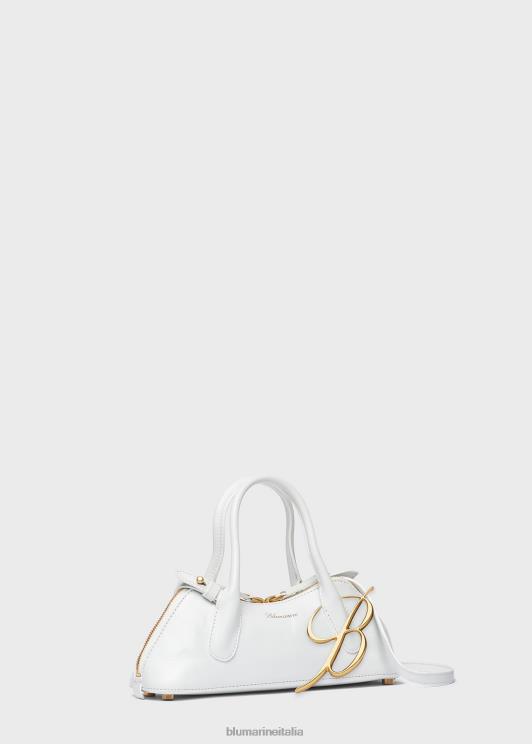 Blumarine donne Borsa mini kiss me in pelle con monogramma b Accessori 0L44T211