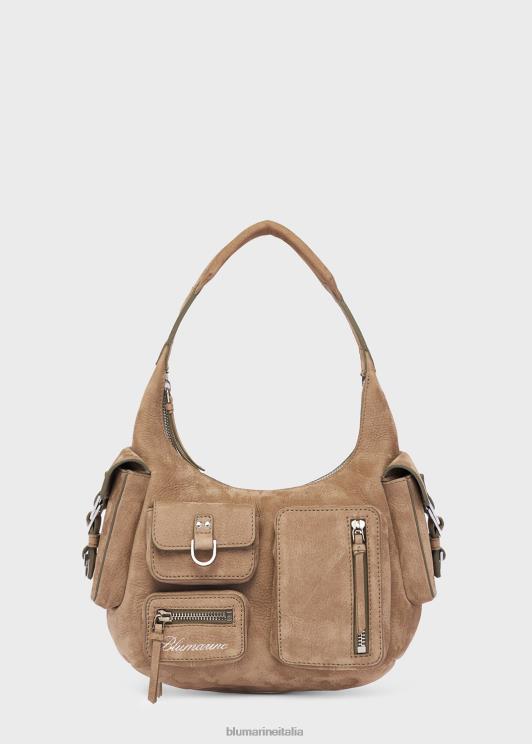Blumarine donne borsa cargo in pelle nabuk di dimensioni normali Accessori 0L44T231