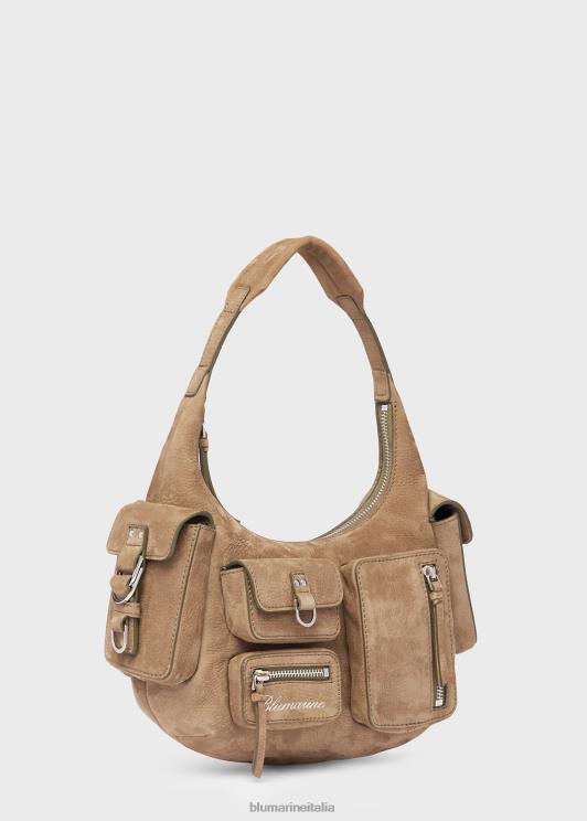 Blumarine donne borsa cargo in pelle nabuk di dimensioni normali Accessori 0L44T231