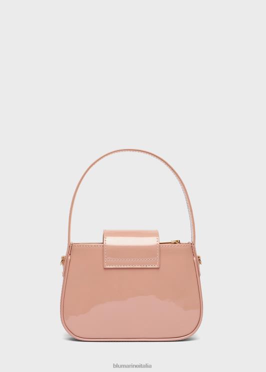 Blumarine donne borsa con patta in vernice con monogramma b Accessori 0L44T246