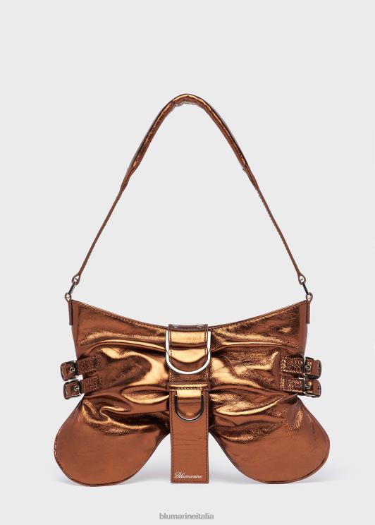 Blumarine donne borsa grande a farfalla in pelle laminata Accessori 0L44T188