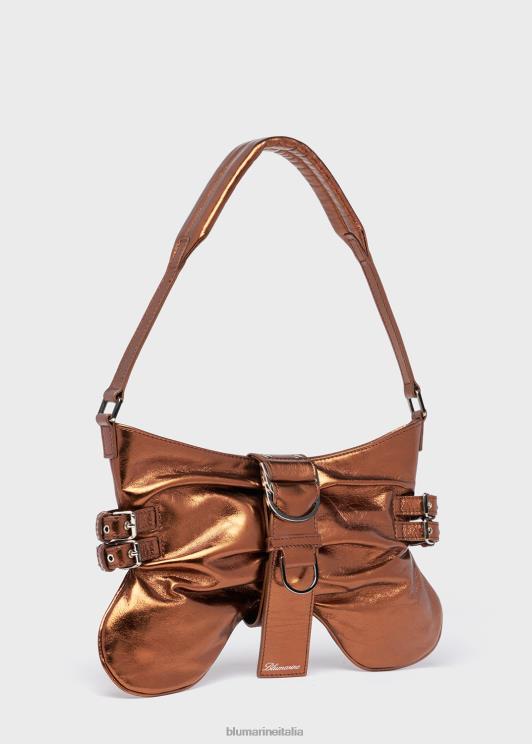 Blumarine donne borsa grande a farfalla in pelle laminata Accessori 0L44T188