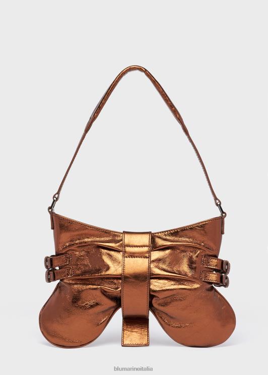 Blumarine donne borsa grande a farfalla in pelle laminata Accessori 0L44T188