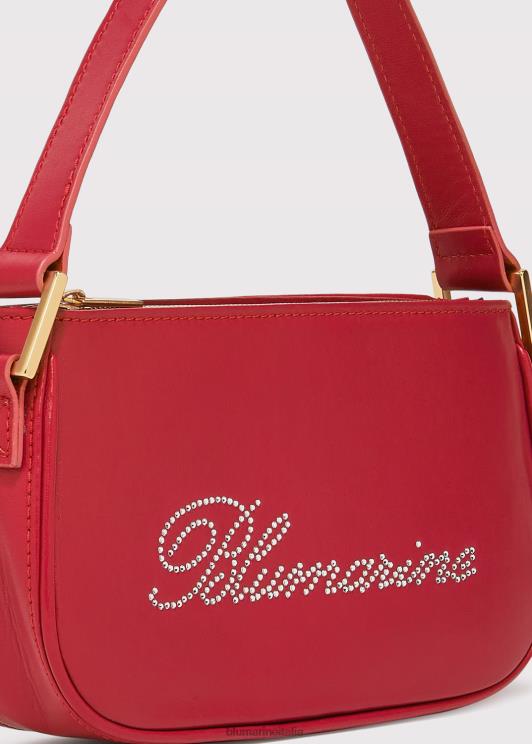 Blumarine donne borsa in nappa con logo strass Accessori 0L44T256