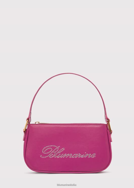 Blumarine donne borsa in nappa con logo strass Accessori 0L44T257