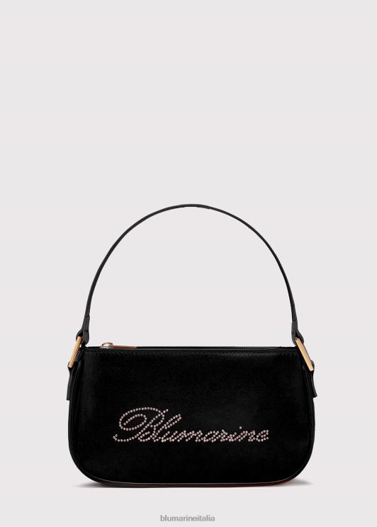 Blumarine donne borsa in nappa con logo strass Accessori 0L44T258