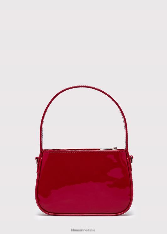 Blumarine donne borsa in vernice con logo in strass Accessori 0L44T223