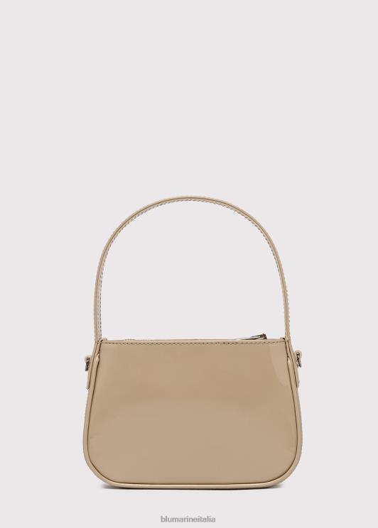 Blumarine donne borsa in vernice con logo in strass Accessori 0L44T227