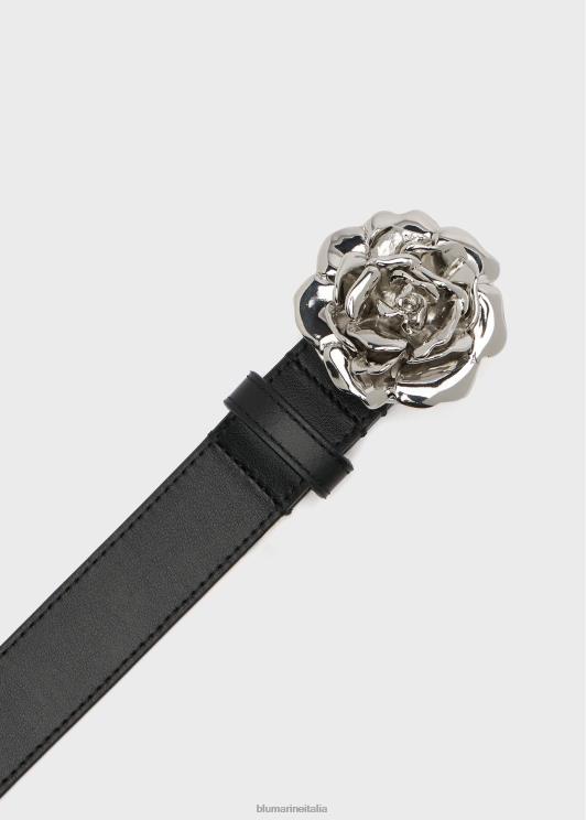 Blumarine donne cintura in pelle con decorazione a rose Accessori 0L44T313