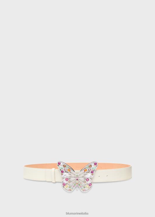 Blumarine donne cintura in pelle con fibbia a farfalla Accessori 0L44T308