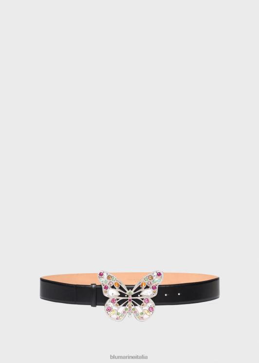Blumarine donne cintura in pelle con fibbia a farfalla Accessori 0L44T309