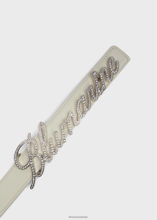 Blumarine donne cintura in pelle con fibbia logata Accessori 0L44T310