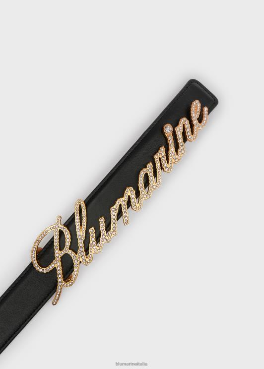 Blumarine donne cintura in pelle con fibbia logata Accessori 0L44T311