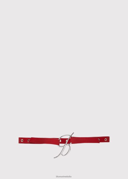 Blumarine donne cintura in vernice con fibbia logata Accessori 0L44T316