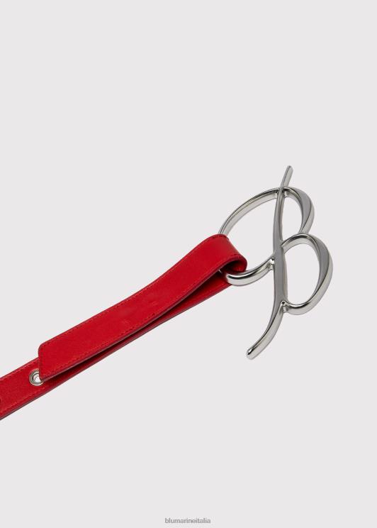 Blumarine donne cintura in vernice con fibbia logata Accessori 0L44T316