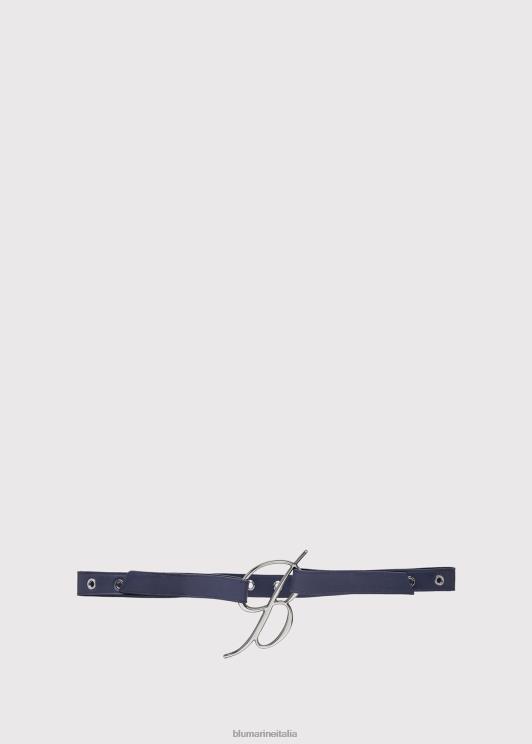 Blumarine donne cintura in vernice con fibbia logata Accessori 0L44T317