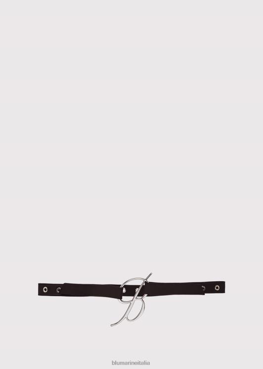 Blumarine donne cintura in vernice con fibbia logata Accessori 0L44T318
