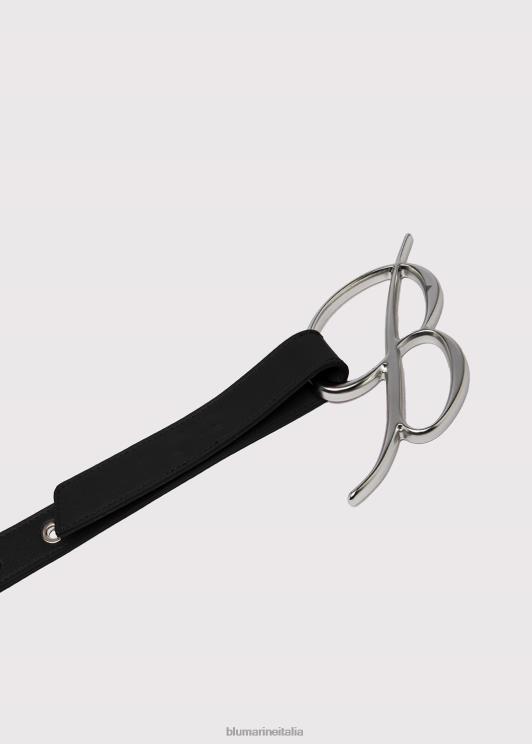 Blumarine donne cintura in vernice con fibbia logata Accessori 0L44T318