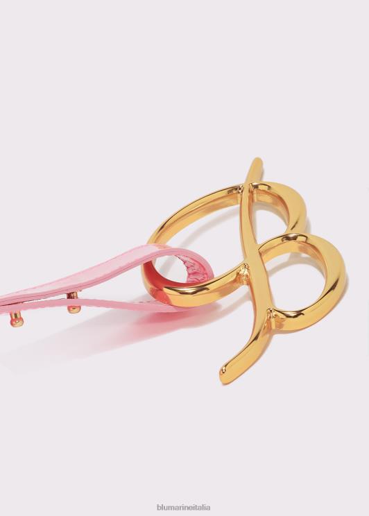 Blumarine donne cintura in vernice con fibbia logata Accessori 0L44T322