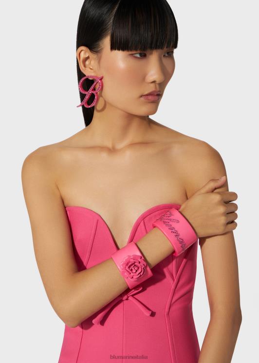 Blumarine donne bracciale in plexi con logo in strass Accessori 0L44T360