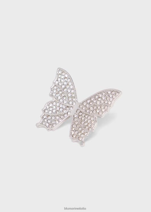 Blumarine donne orecchini con farfalla di strass Accessori 0L44T372