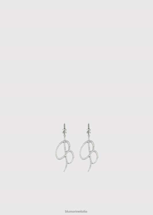 Blumarine donne orecchini con logo pendente Accessori 0L44T373