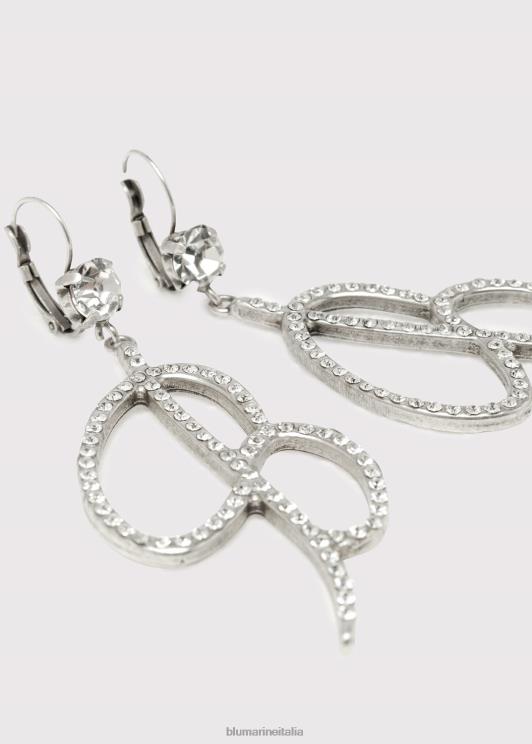 Blumarine donne orecchini con logo pendente Accessori 0L44T373