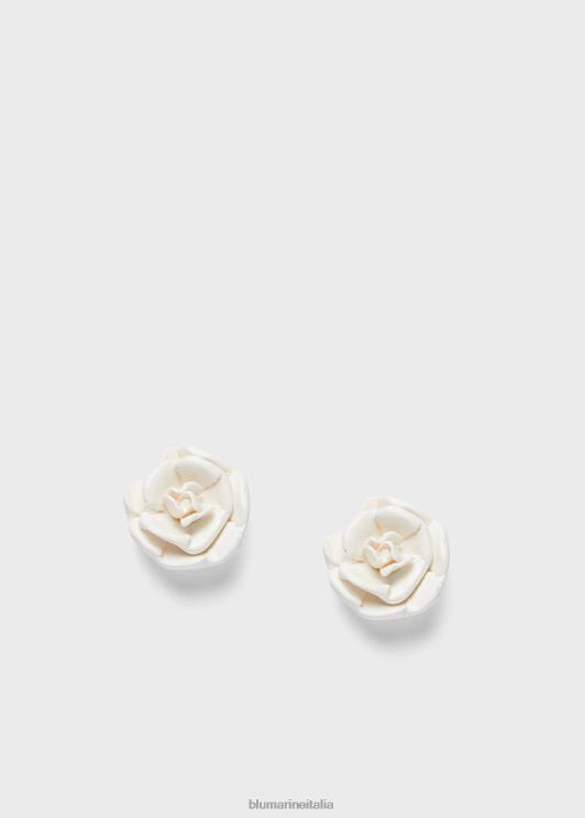 Blumarine donne orecchini con rosa in resina Accessori 0L44T349