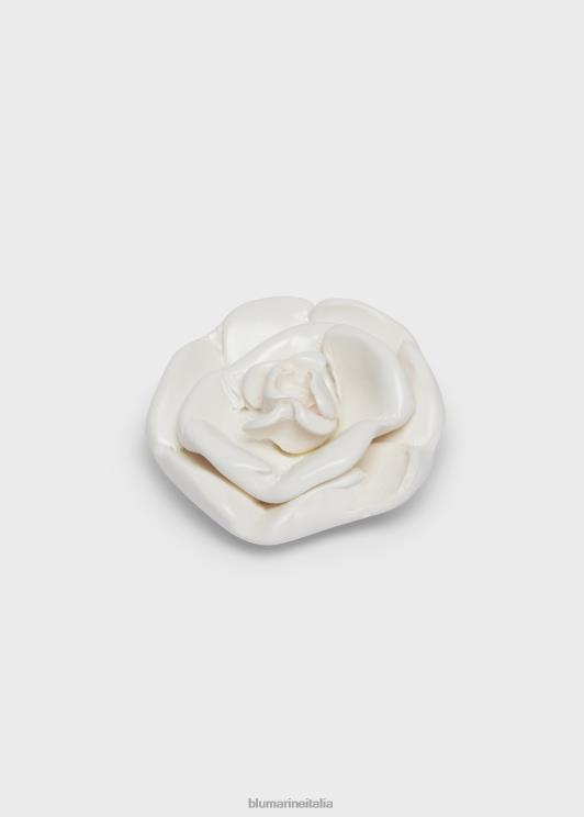 Blumarine donne orecchini con rosa in resina Accessori 0L44T349