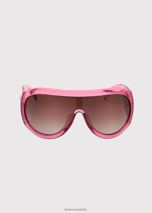 Blumarine donne Occhiale da sole a maschera in acetato dalla forma avvolgente Accessori 0L44T383