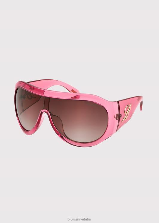 Blumarine donne Occhiale da sole a maschera in acetato dalla forma avvolgente Accessori 0L44T383