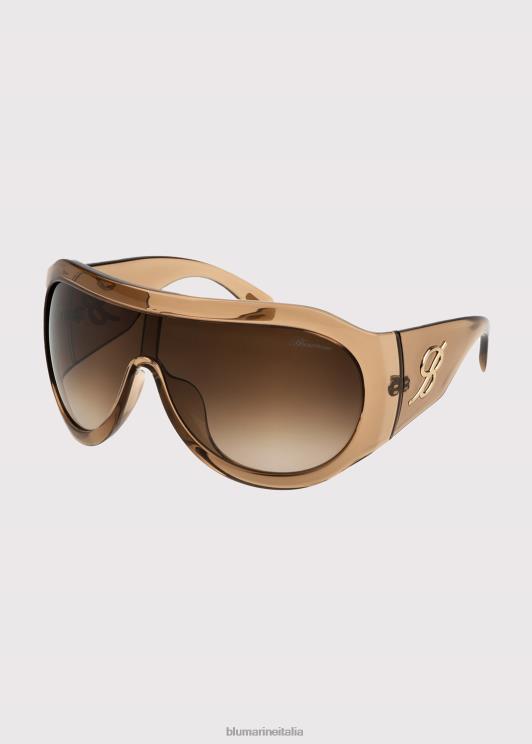 Blumarine donne Occhiale da sole a maschera in acetato dalla forma avvolgente Accessori 0L44T385